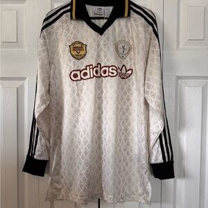 NWT Adidas Originals Retro Sports Cricket-Inspired Long Sleeve Jersey Size S